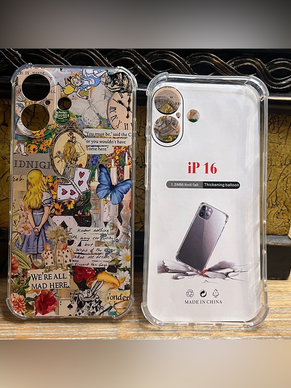 Alice in Wonderland Collage Clear iPhone 16 Case *See notes in description - Picture 5 of 7